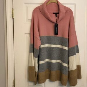 H Halston Cowl Neck Sweater